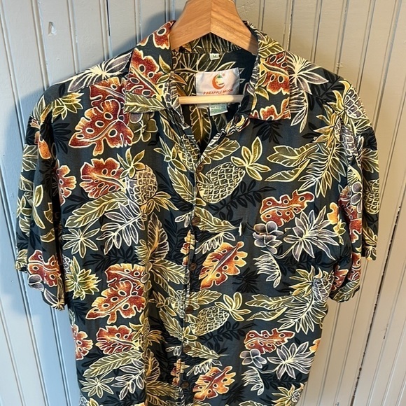 Vintage Pineapple Moon Hawaiian Shirt - Medium - Picture 3 of 7